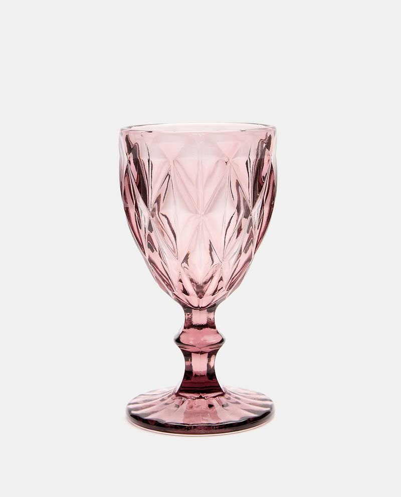 Bicchiere vino in vetro viola cover