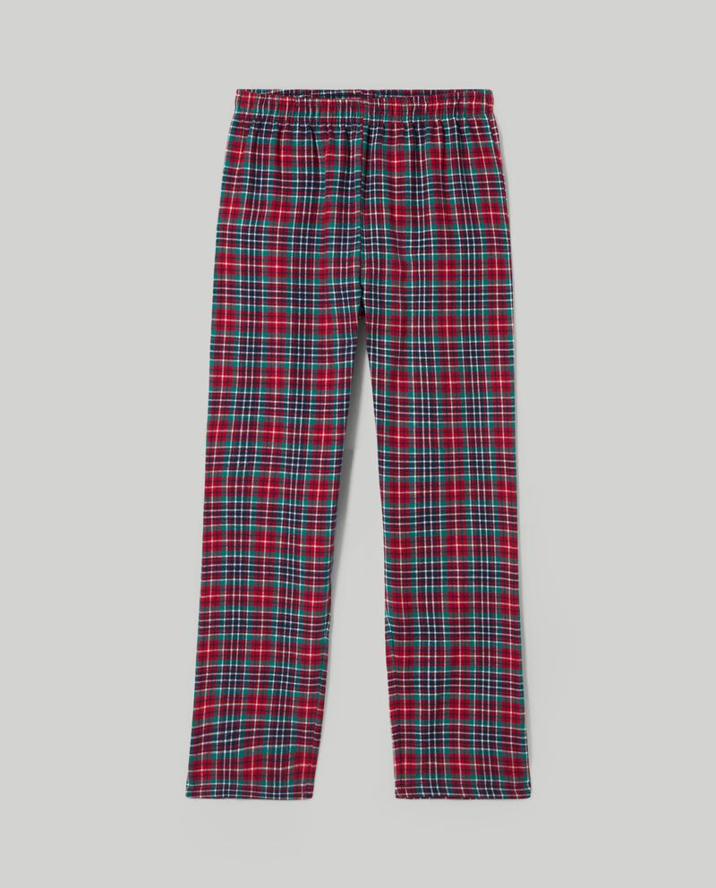 Pantaloni pigiama in flanella di puro cotone cover