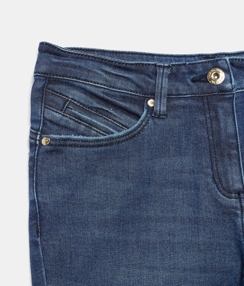 Jeans skinny in cotone elasticizzato donna double 2 