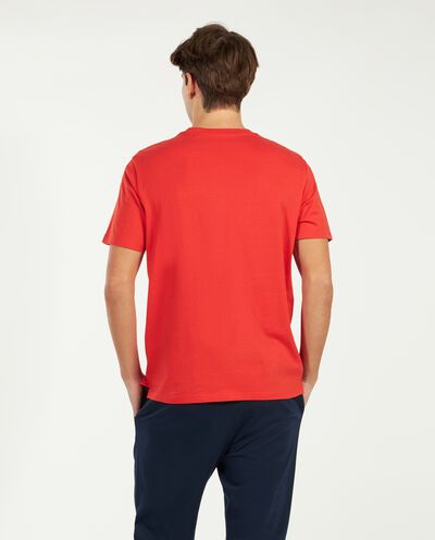 T-shirt con taschino in puro cotone uomo detail 1