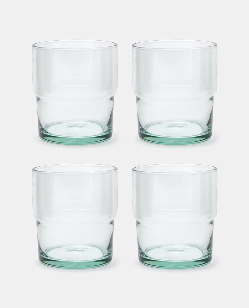 Bicchiere basso in vetro neutro single tile 0 