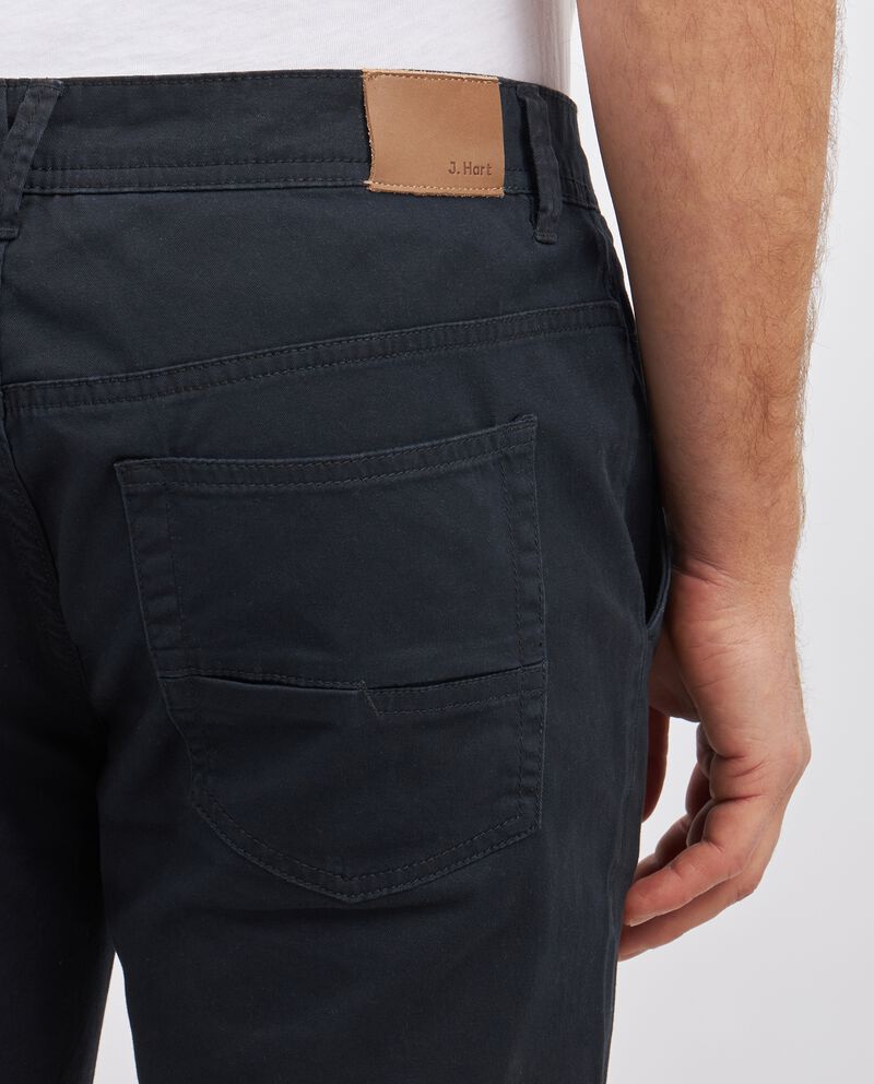 Pantaloni in cotone stretch uomo single tile 2 