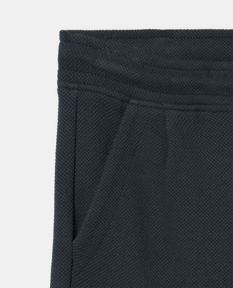 Shorts in piquet di puro cotone ragazzo single tile 1 