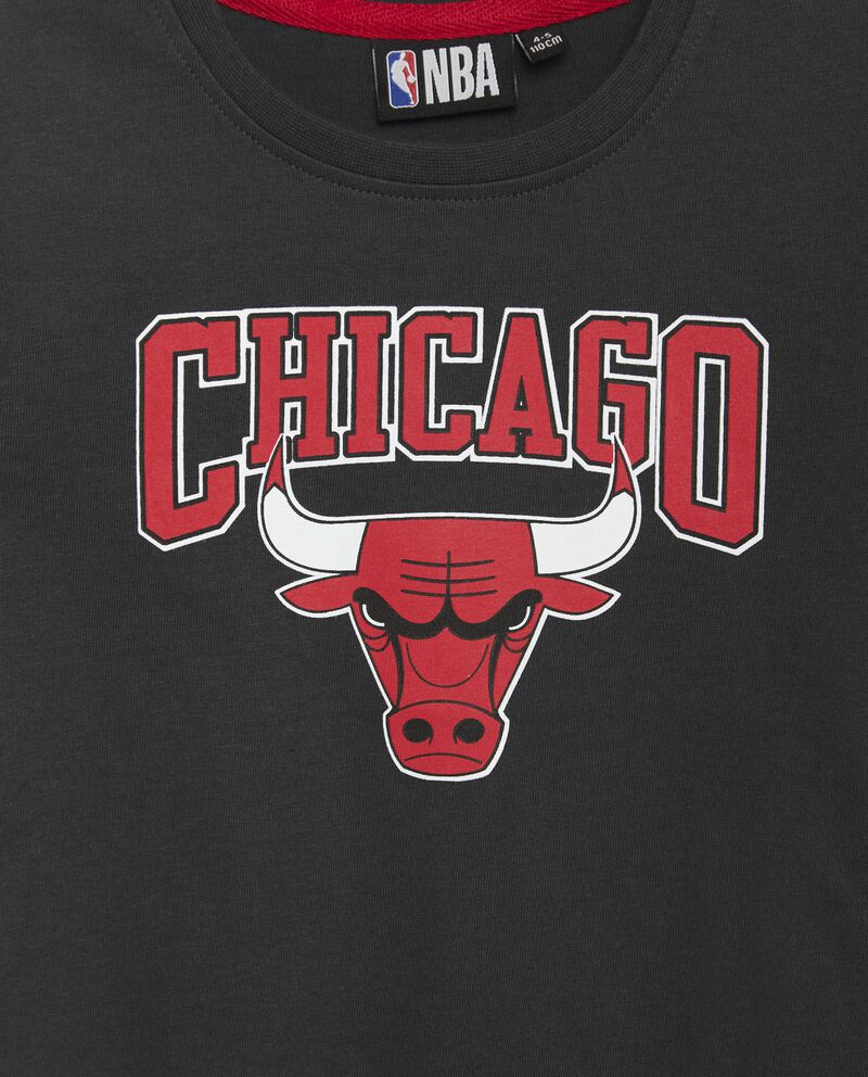 T-shirt NBA Chicago Bulls in puro cotone bambino single tile 1 