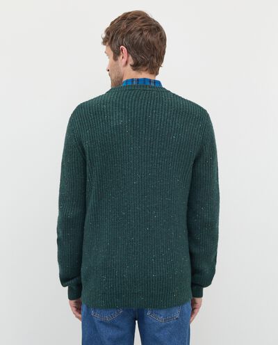 Cardigan in misto lana a coste uomo detail 1