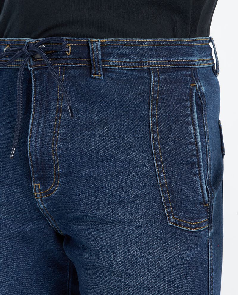 Jeans slim con coulisse uomo single tile 2 