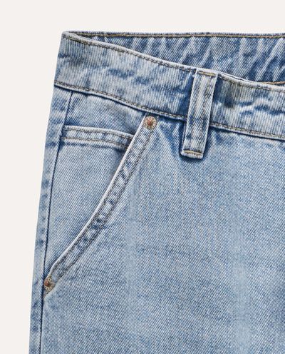 Pantaloni in denim di puro cotone ragazzo detail 1
