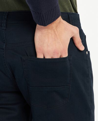Pantaloni in twill di cotone uomo detail 2