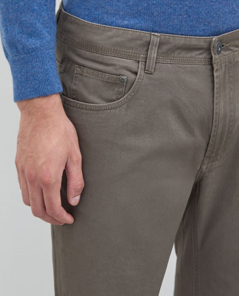Pantaloni 5 tasche slim fit uomo single tile 2 