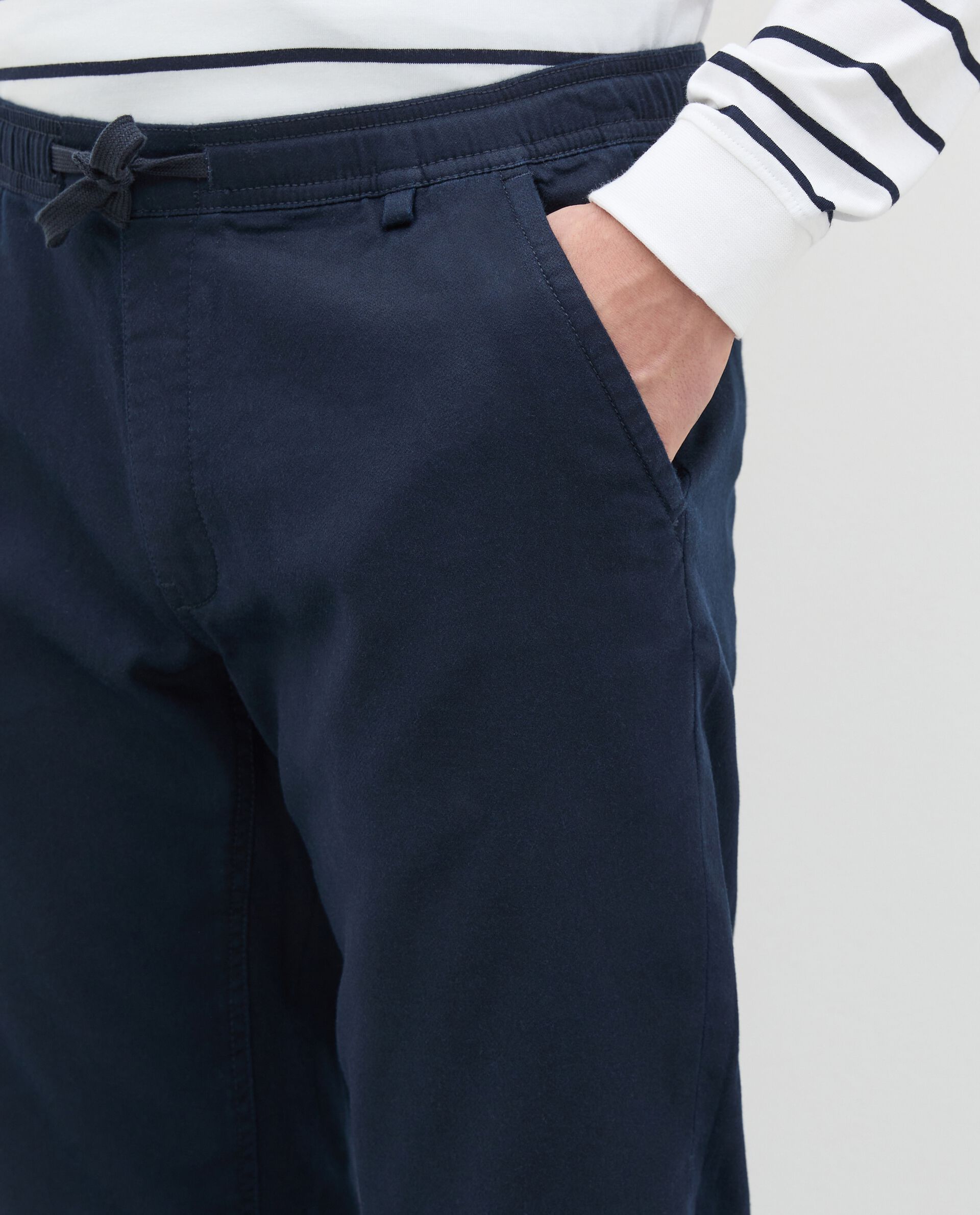 Pantaloni classici in misto cotone uomo