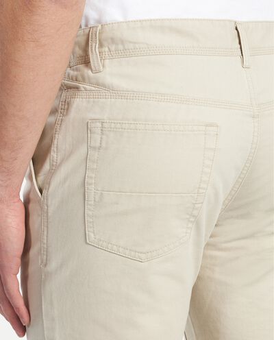 Pantaloni in twill di puro cotone uomo detail 2
