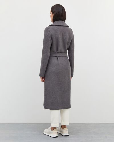 Cappotto aperto in misto lana donna detail 1