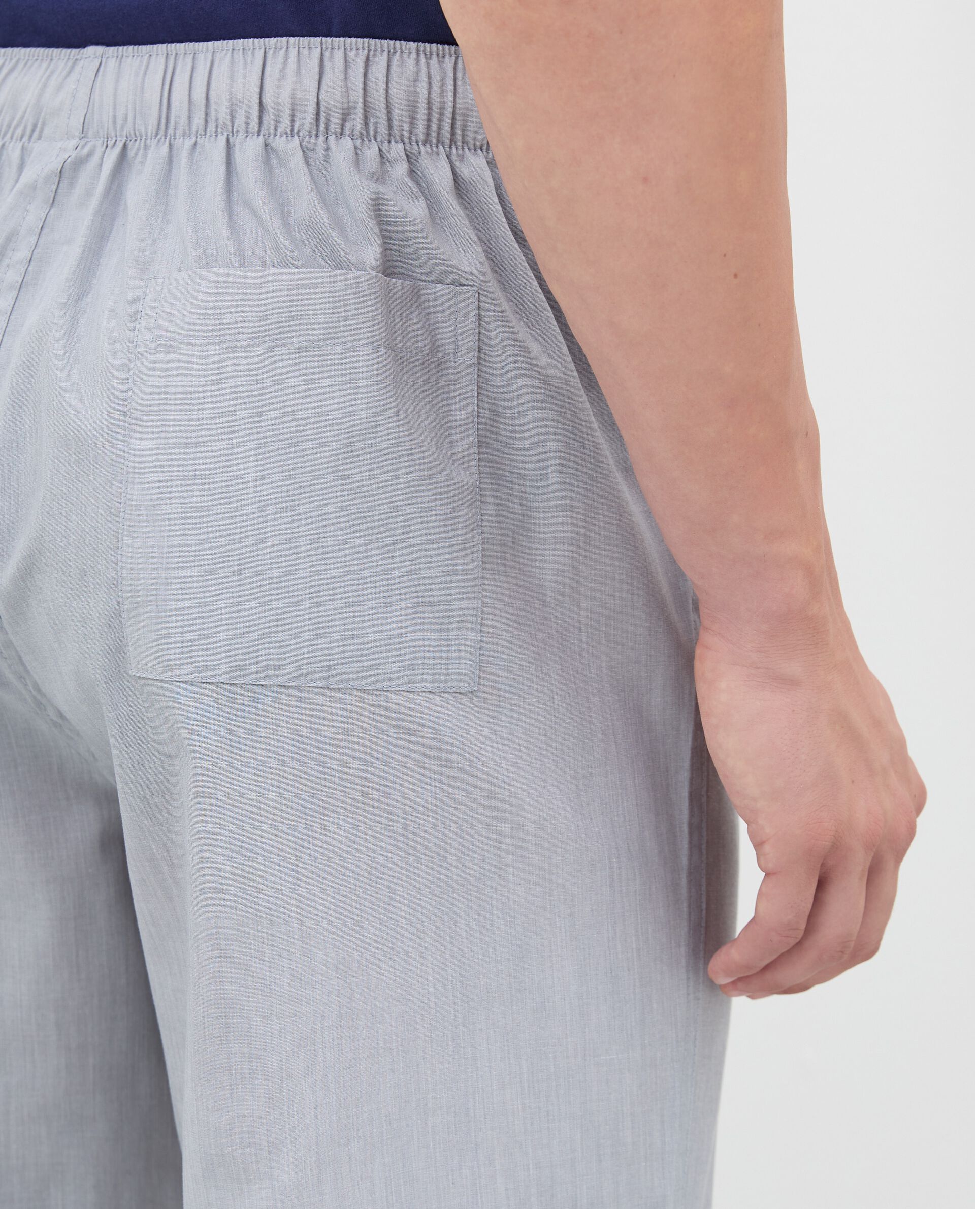 Pantaloni pigiama con coulisse in misto cotone uomo