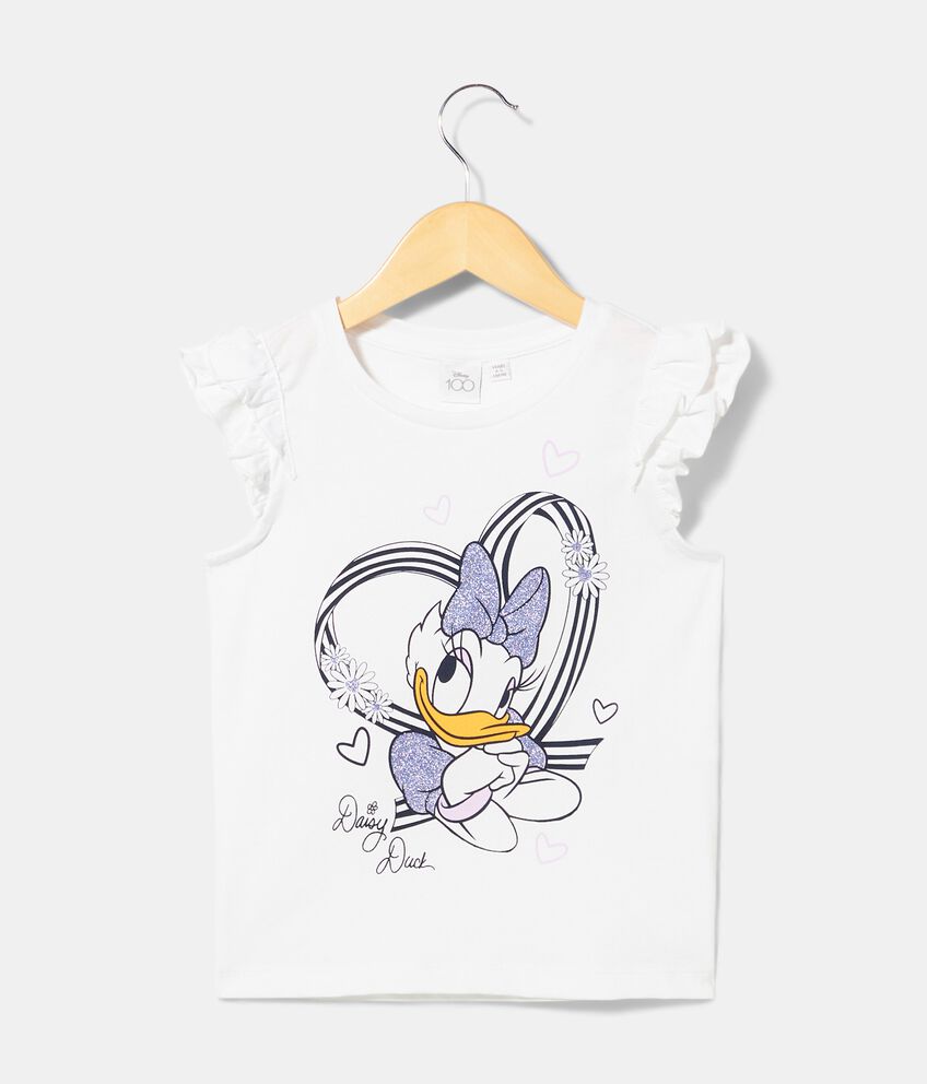 T-shirt Disney in puro cotone con rouches bambina double 1 