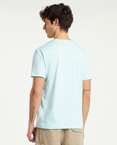 T-shirt in misto lino uomo detail 1