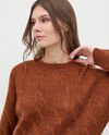 Maglione girocollo tricot donna