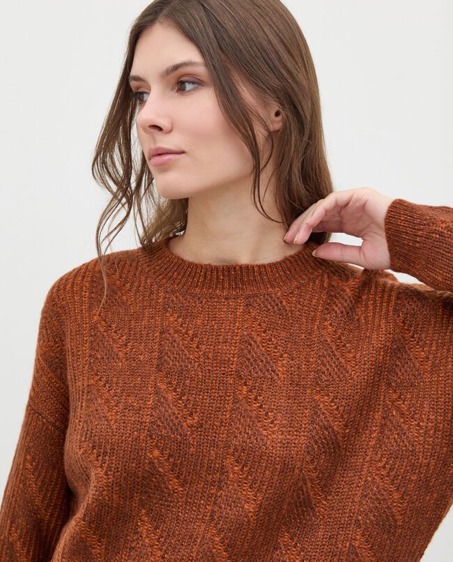 Maglione girocollo tricot donna carousel 0
