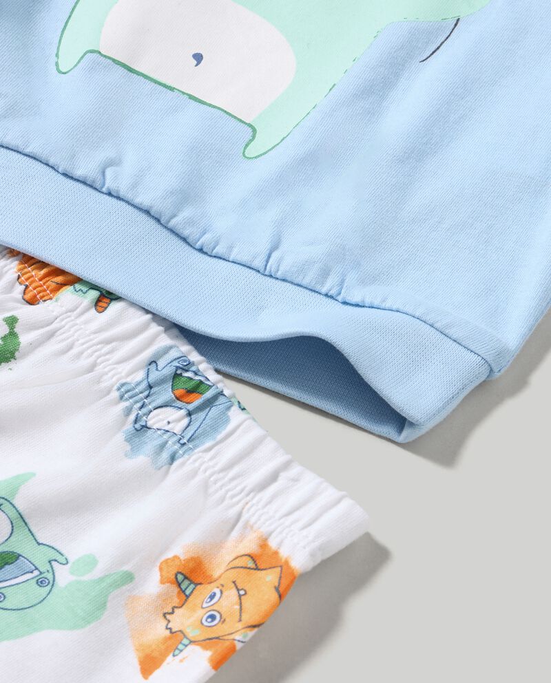 Set pigiama lungo in puro cotone neonato single tile 1 