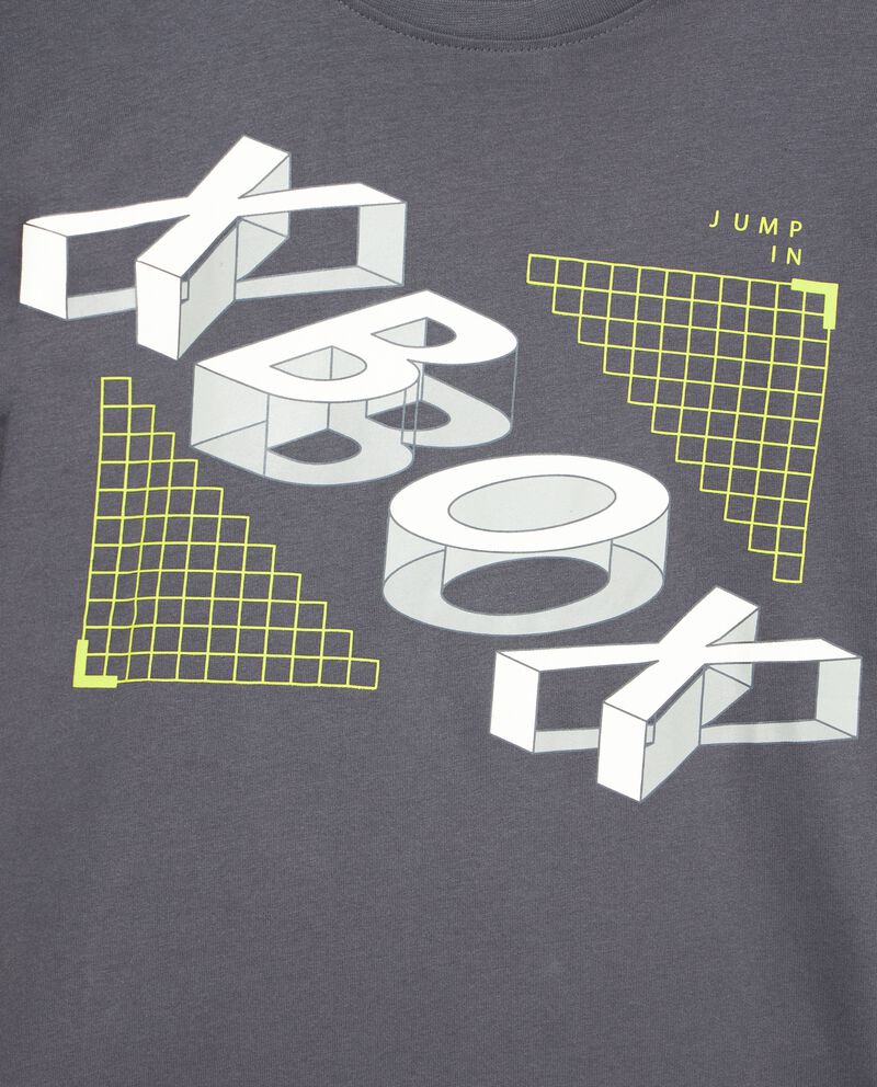 T-shirt in puro cotone a maniche lunghe ragazzo single tile 1 
