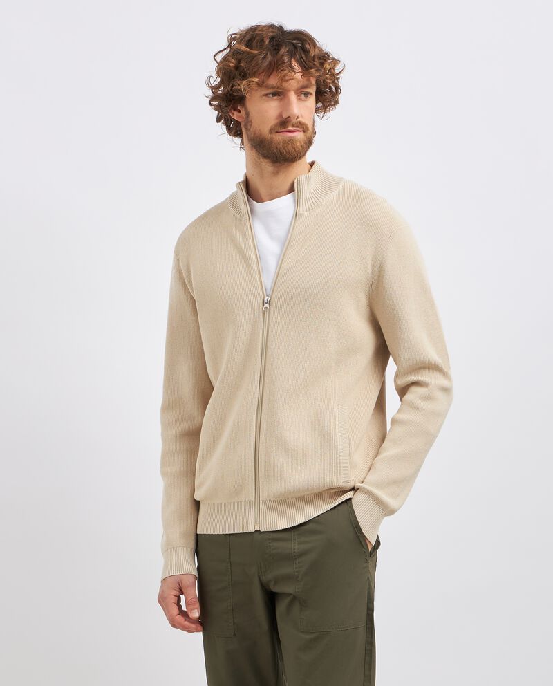 Cardigan tricot in puro cotone uomo cover