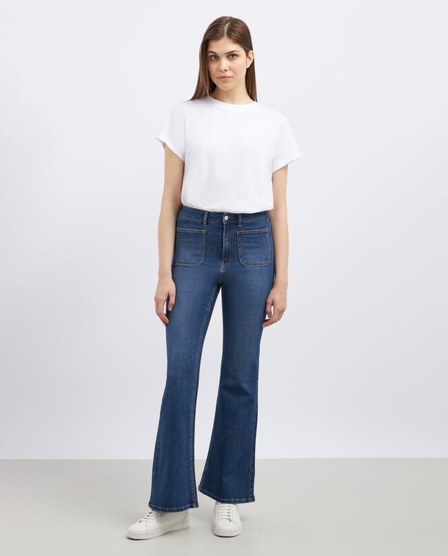 Jeans flare fit donna carousel 0