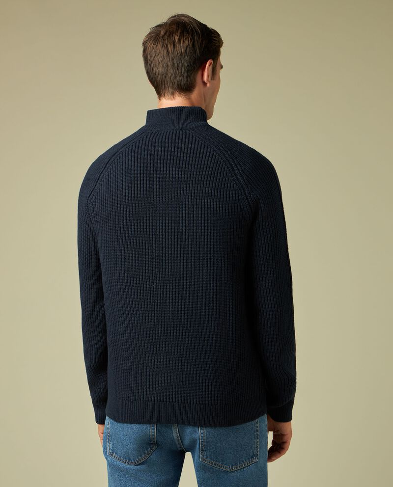 Cardigan tricot full zip uomo single tile 1 