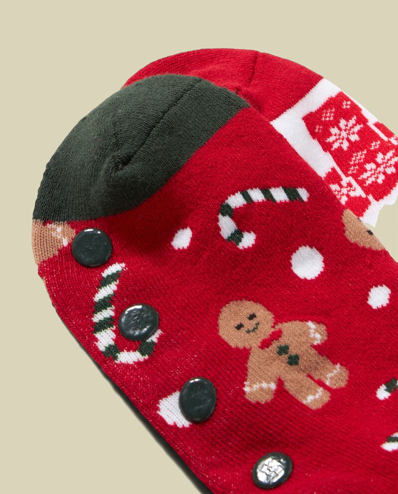 Pack 2 calze antiscivolo Natale uomodouble bordered 1 cotone