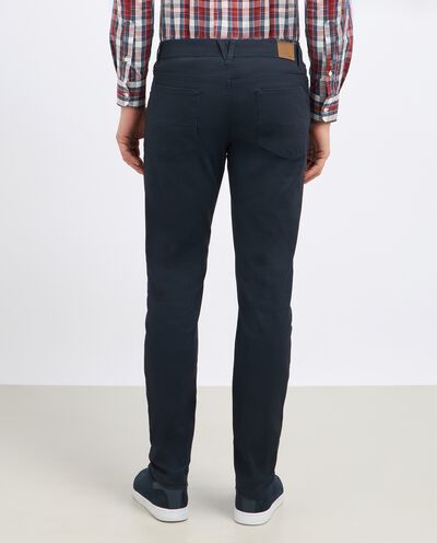 Pantaloni slim fit in cotone stretch uomo detail 1
