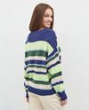Maglione tricot a righe donna