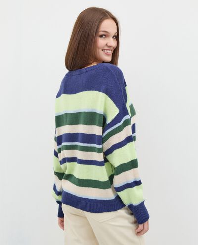 Maglione tricot a righe donna detail 2