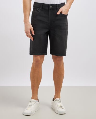 Shorts in denim di misto cotone stretch uomo detail 1