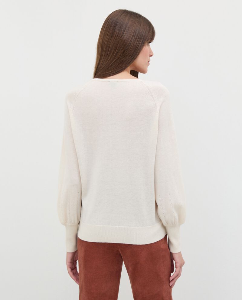 Pullover in lana misto cashmere donnadouble bordered 2 lana