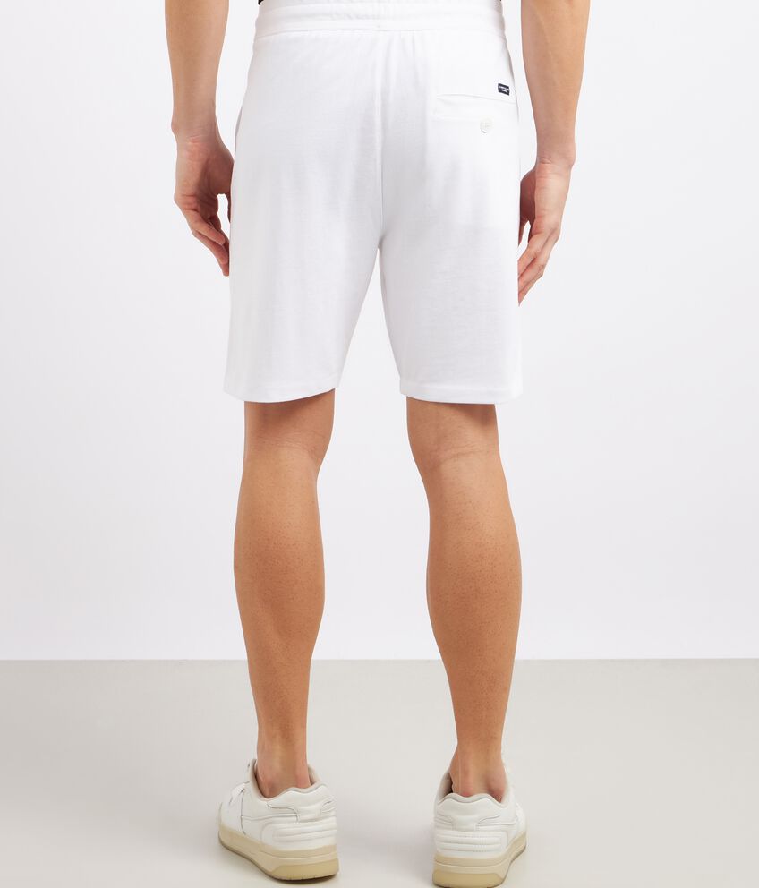 Shorts in cotone garzato uomo double 2 cotone