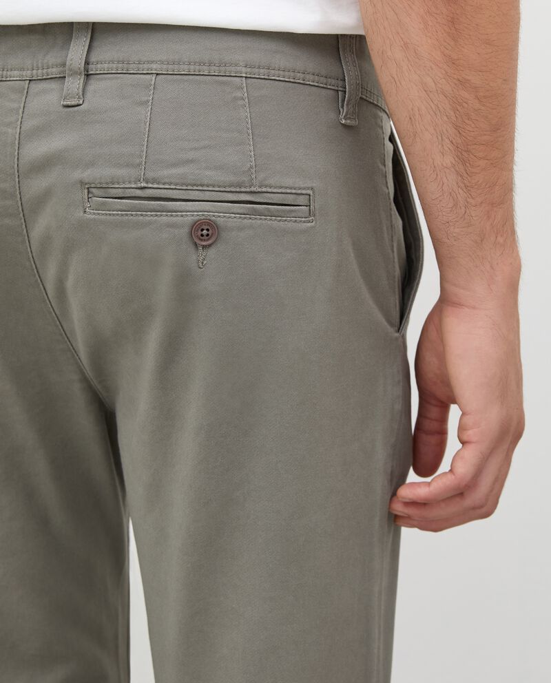 Pantaloni chino in cotone stretch uomodouble bordered 2 cotone