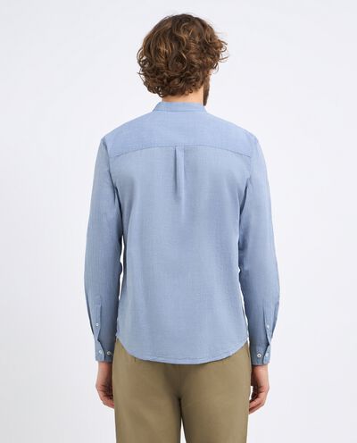 Camicia coreana puro cotone uomo detail 1