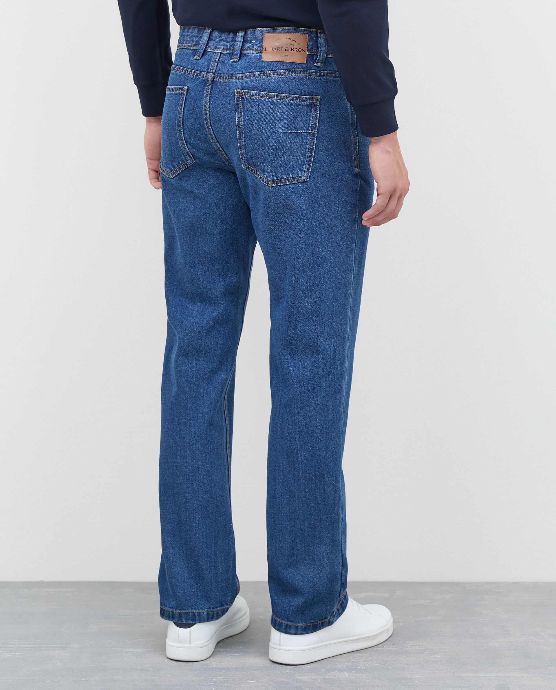 Jeans slim comfort in misto cotone uomo