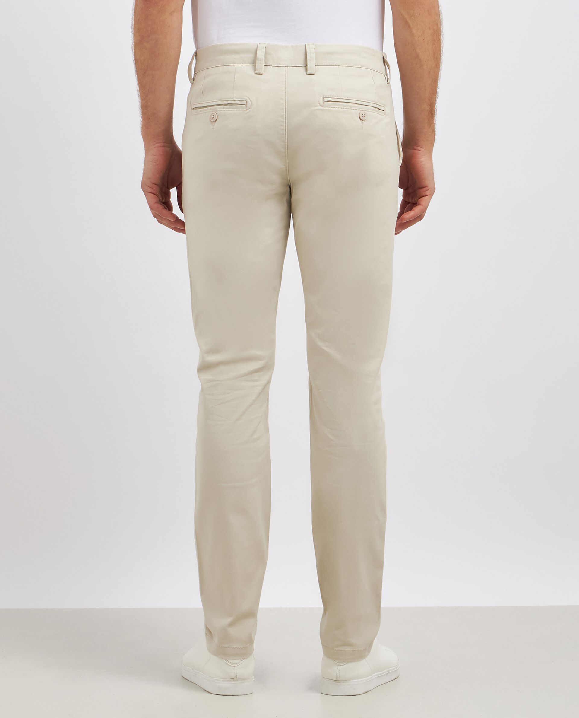 Pantaloni chino in cotone stretch uomo