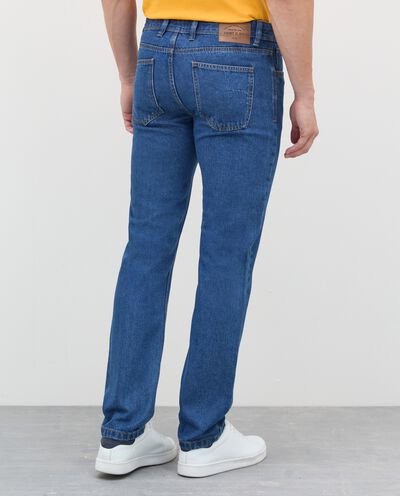 Jeans slim in misto cotone uomo detail 1