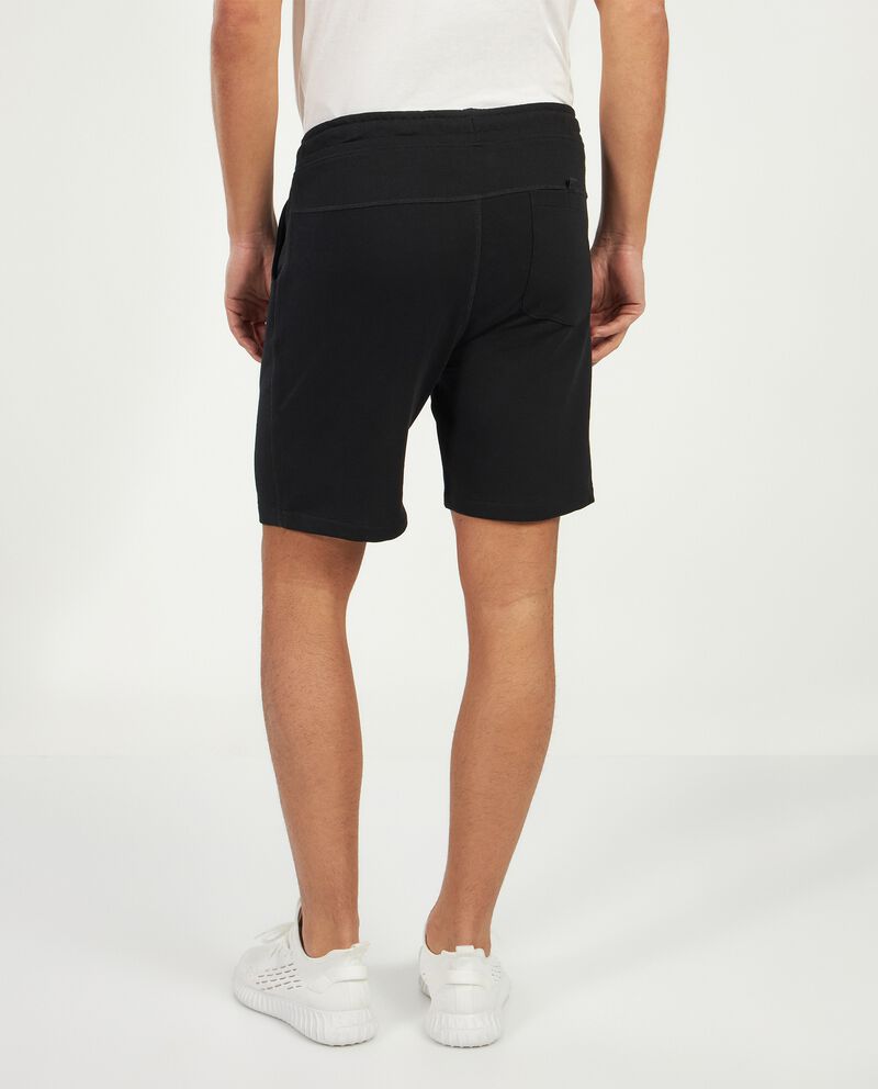 Shorts in felpa di puro cotone uomodouble bordered 1 cotone