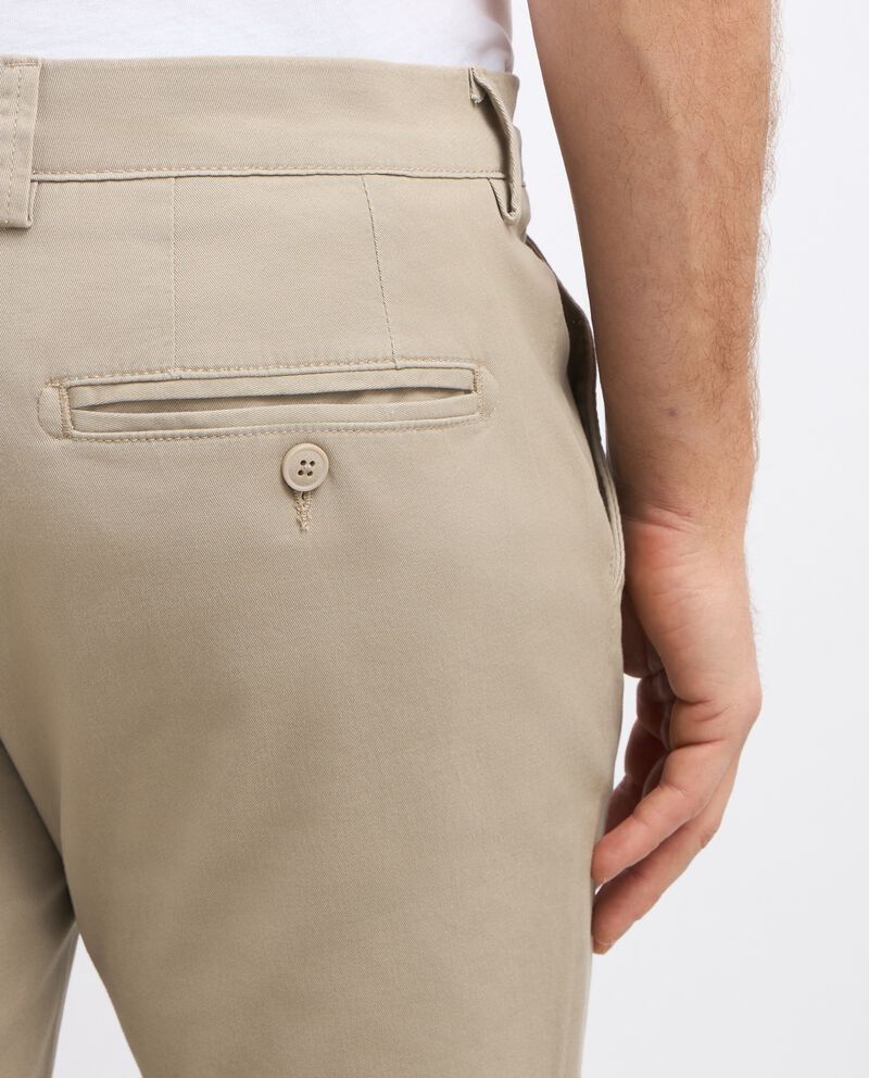Pantaloni chino in cotone stretch uomodouble bordered 2 cotone