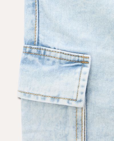 Pantaloni cargo wide leg bambino detail 1