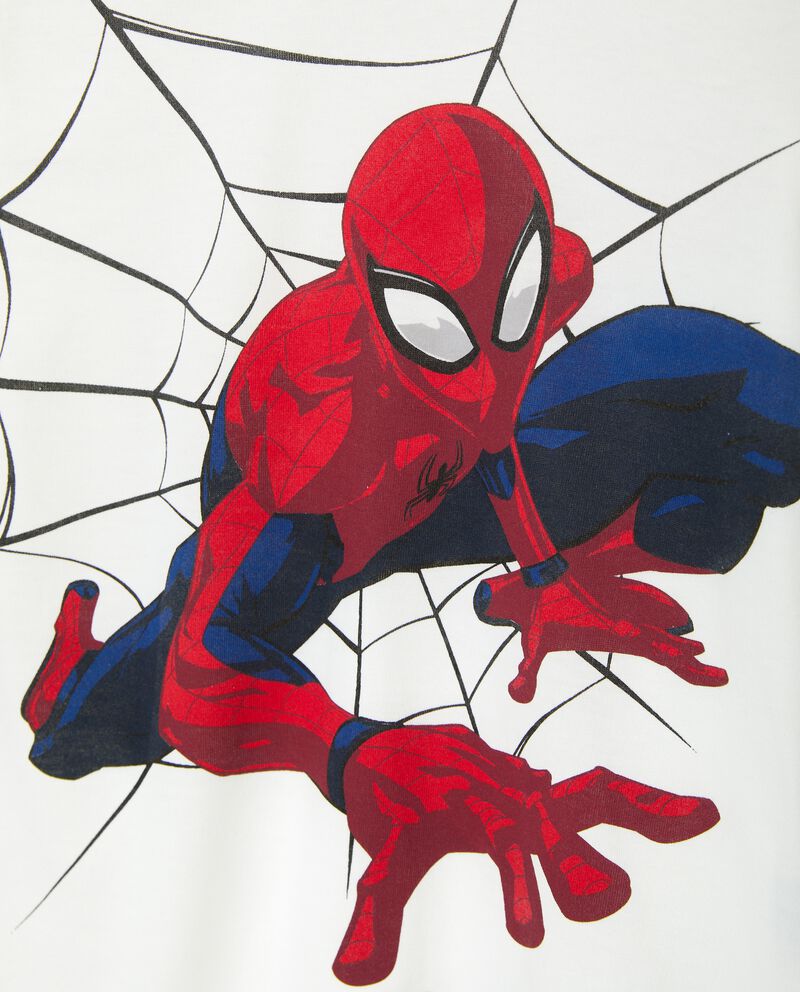 Maglietta girocollo con stampa Spider-Man in puro cotone bambino single tile 1 