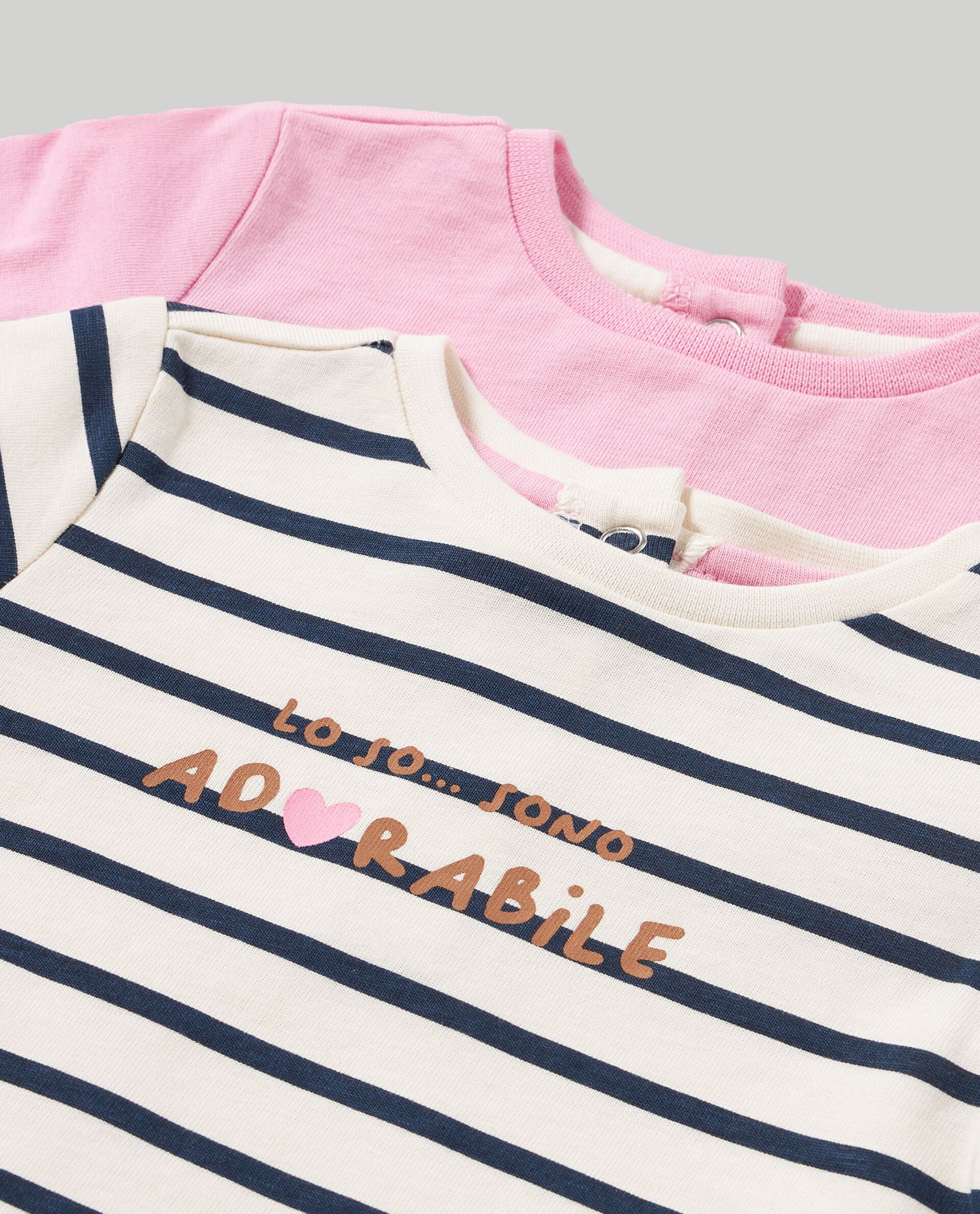 T-shirt in jersey di puro cotone neonata
