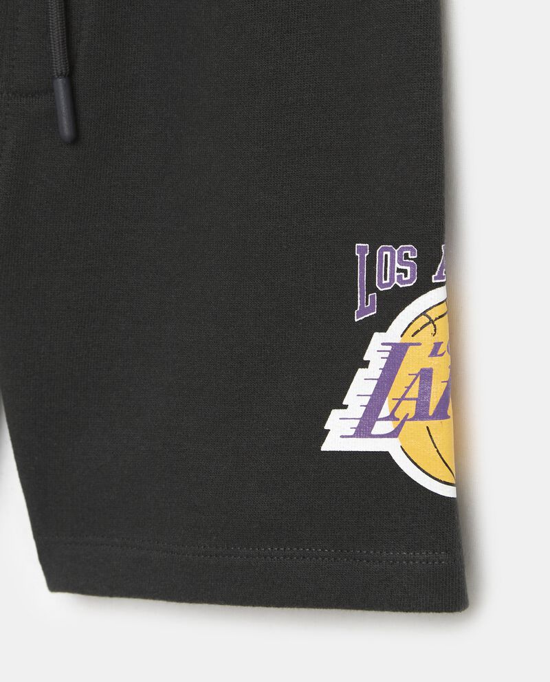 Shorts NBA Lakers in jersey di puro cotone bambinodouble bordered 1 