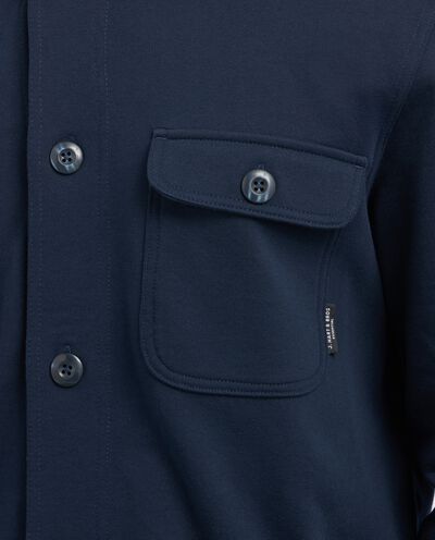 Camicia in felpa di puro cotone uomo detail 2