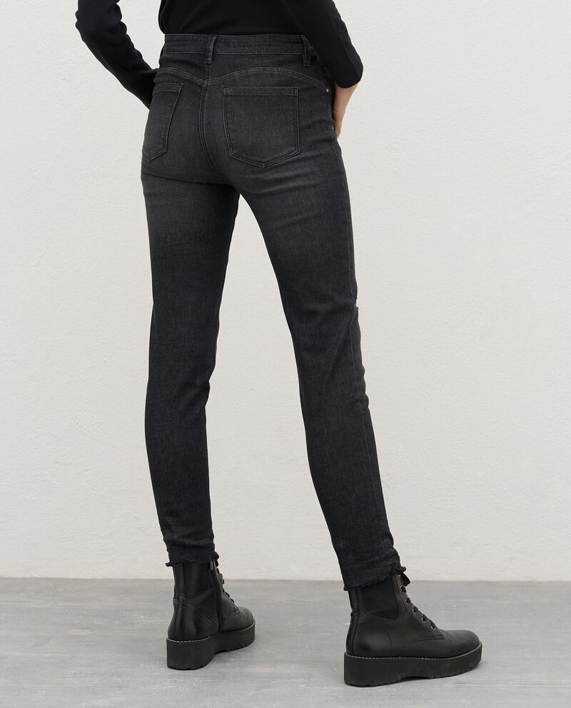Jeans skinny in cotone elasticizzato donnadouble bordered 1 