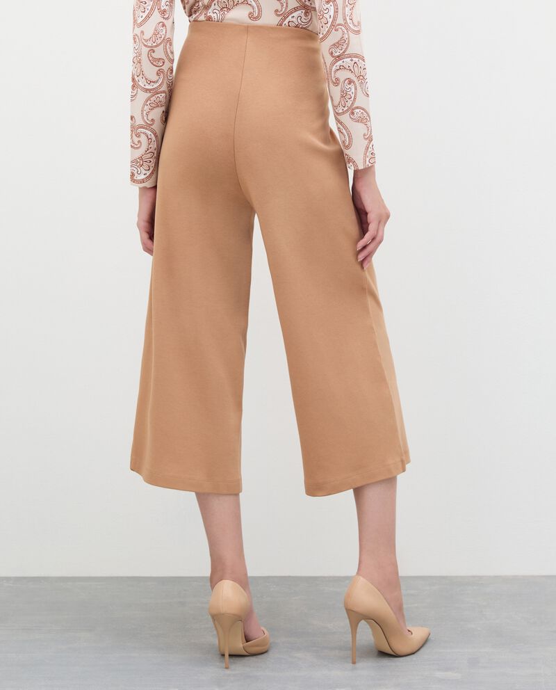 Pantaloni wide leg donnadouble bordered 1 cotone