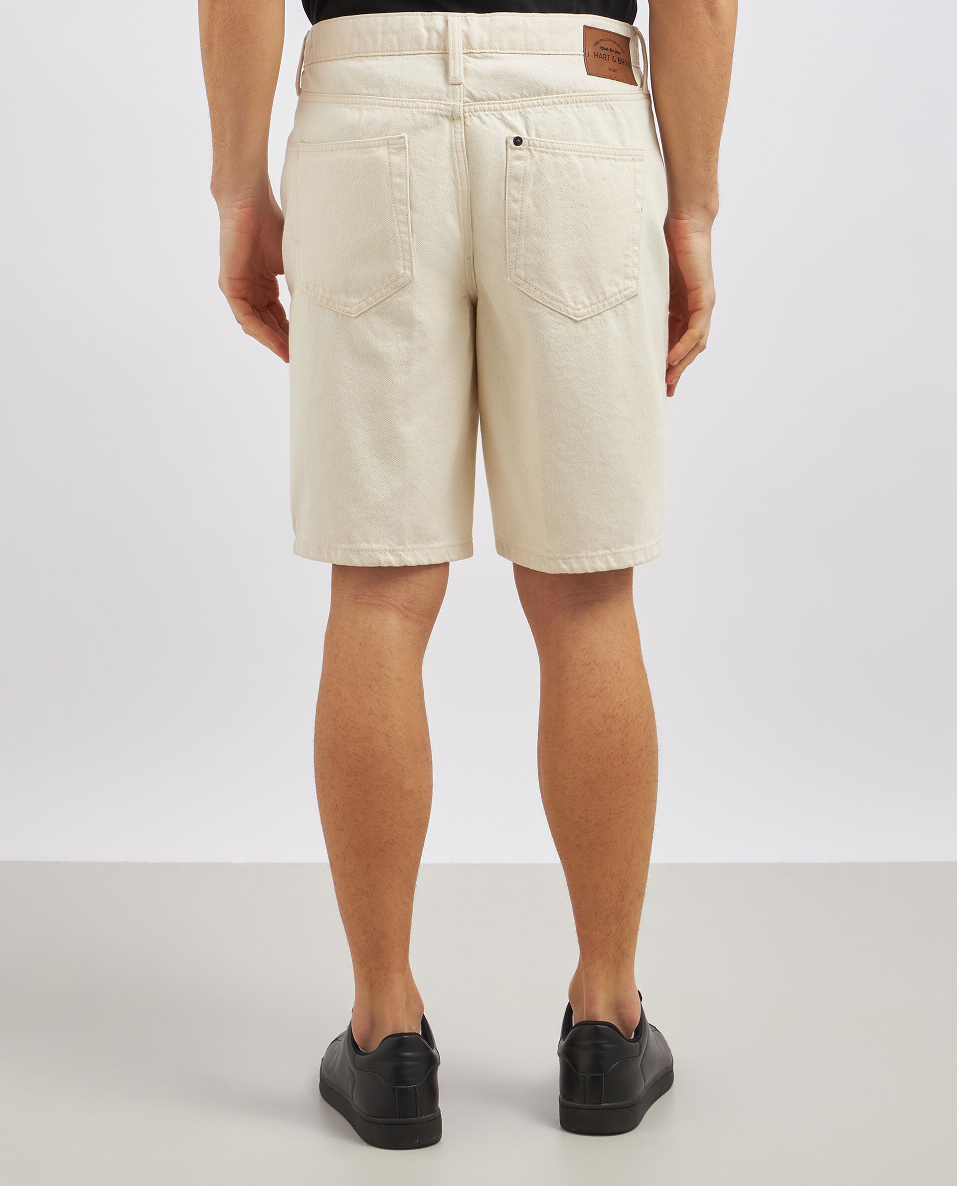 Shorts in denim di puro cotone uomo
