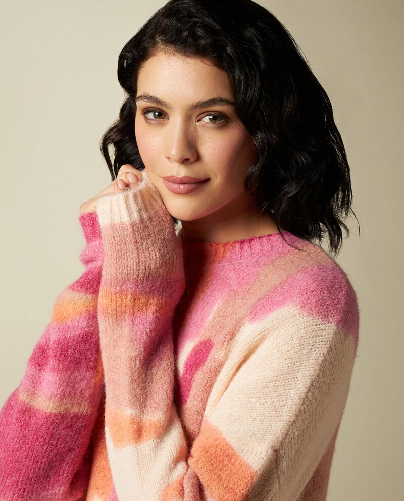 Pullover tricot in misto lana donna single tile 2 