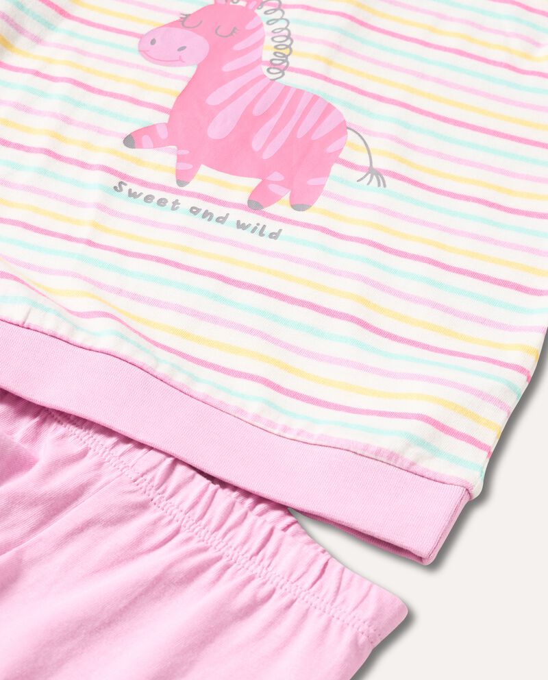 Set pigiama lungo in puro cotone neonata single tile 1 cotone